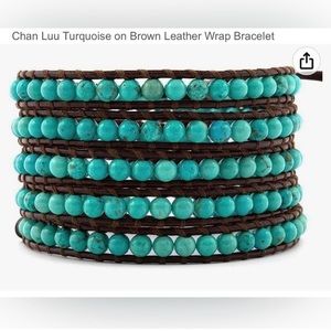 Chan Luu turquoise wrap bracelet